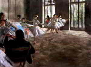 Degas - The Lesson in the Foyer