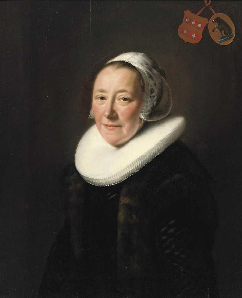 Portrait of Erminia van Beresteyn (1544-1625). Abraham de Vries