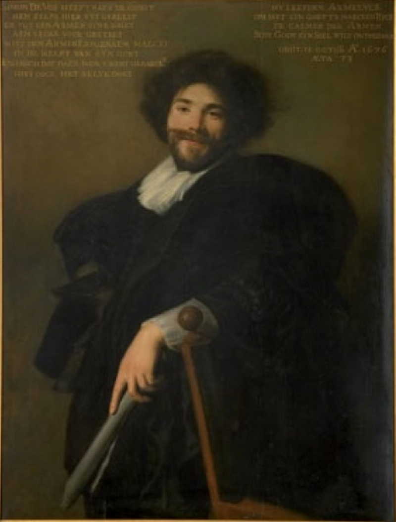 Portrait of Simon de Vos (1603-1676). Abraham de Vries