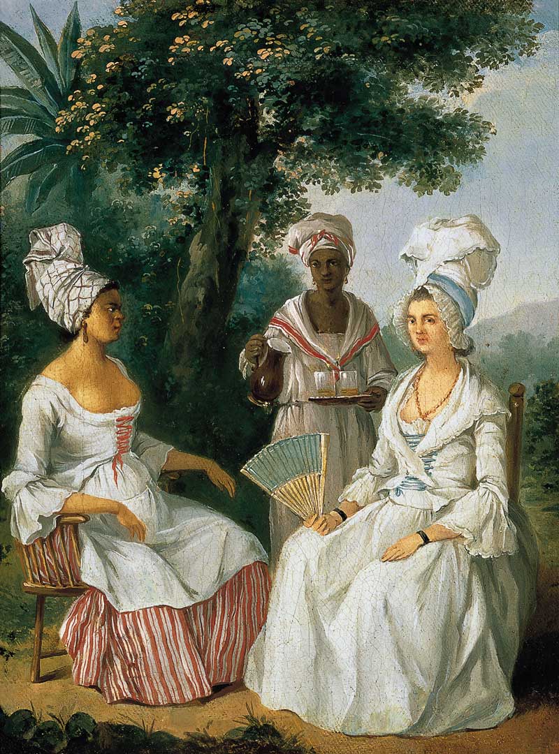 Creole Woman and Servants. Agostino Brunias