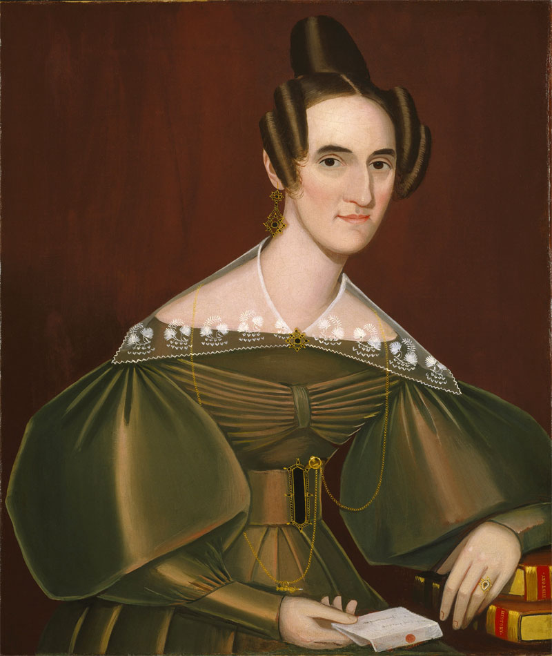 Jeannette Woolley, later Mrs. John Vincent Storm . Ammi Phillips
