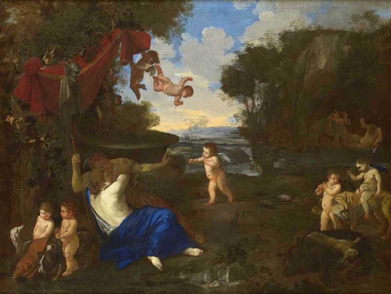 Venus and Adonis. Andrea di Leone  