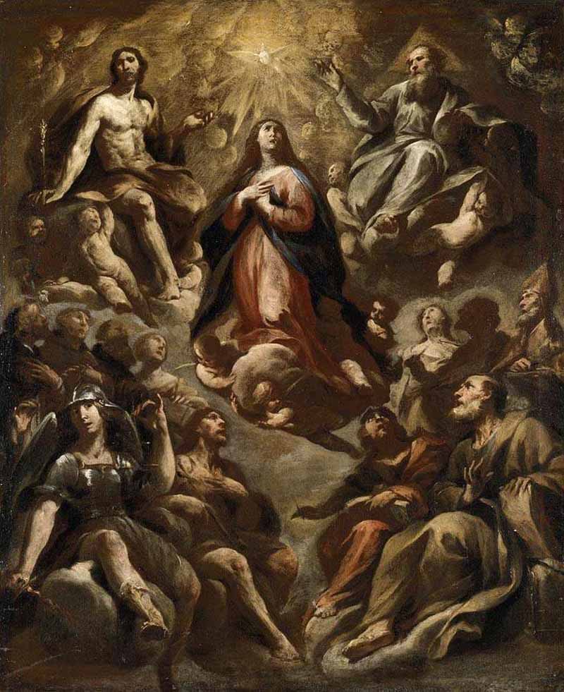 Assumption of the Virgin. Andrea Vaccaro