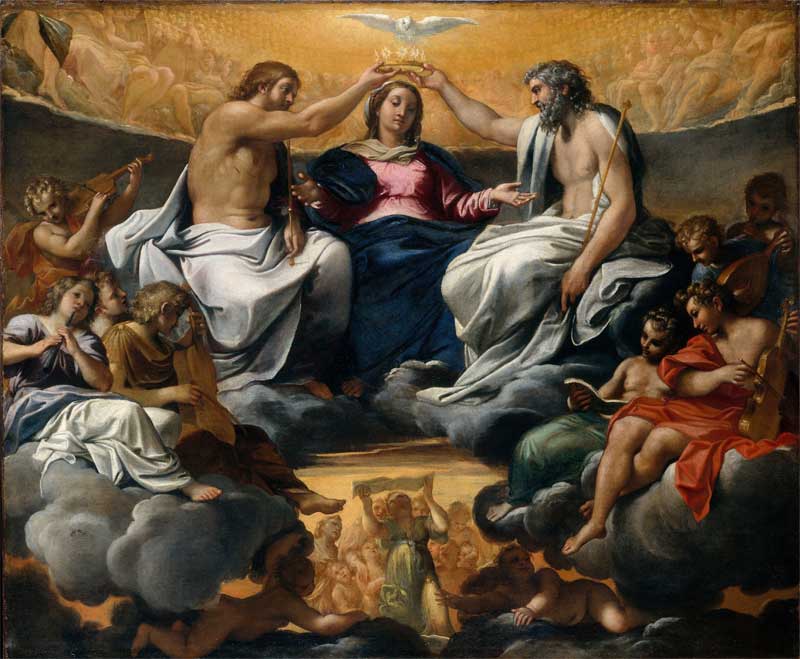 The Coronation of the Virgin. Annibale Carracci