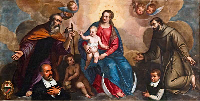 Virgin and Child. Antonio Vassilacchi