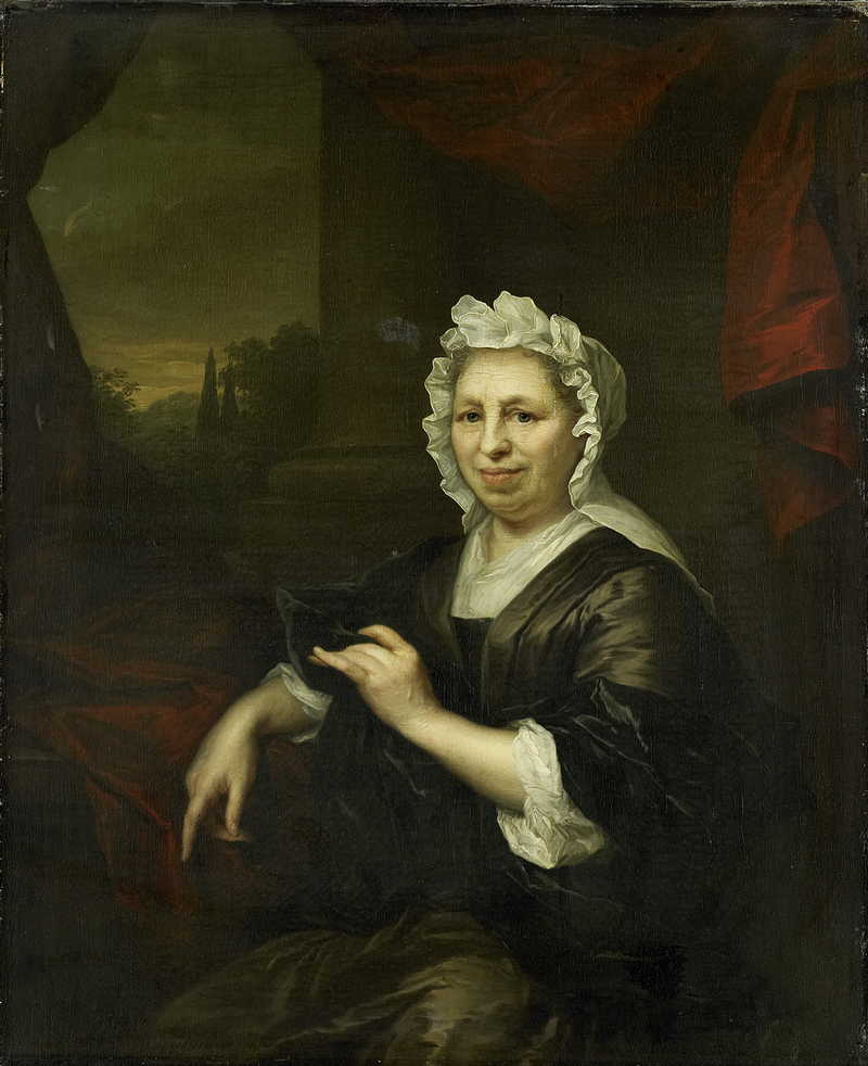 Brechje Hooft (1640-1721). Widow of Harmen van de Poll. Attributed to Arnold Boonen