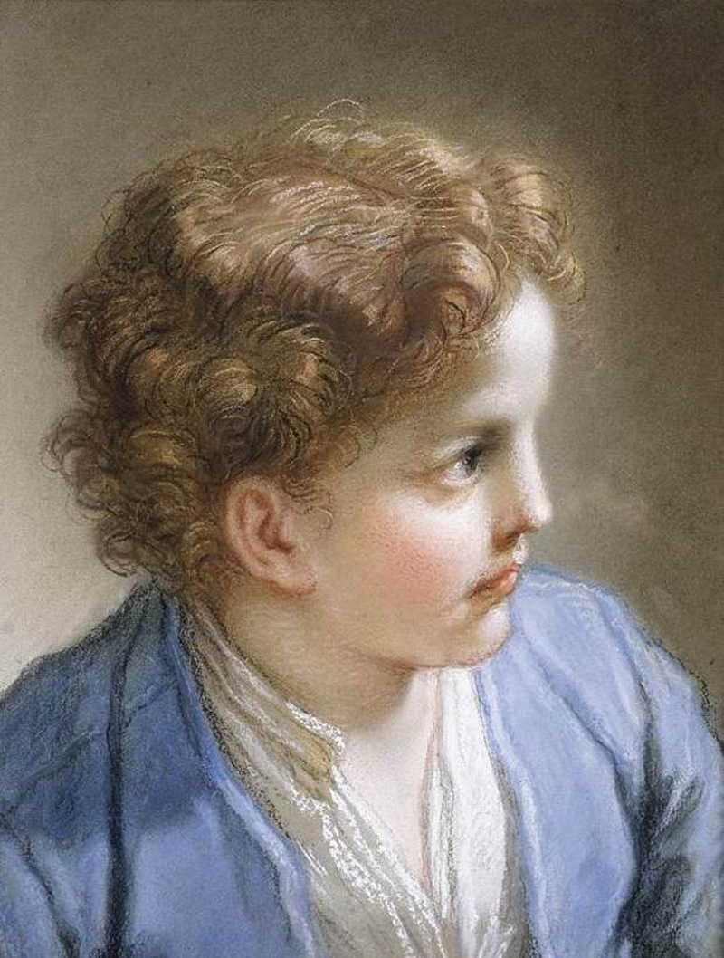 Head of a Young Boy   . Benedetto Luti