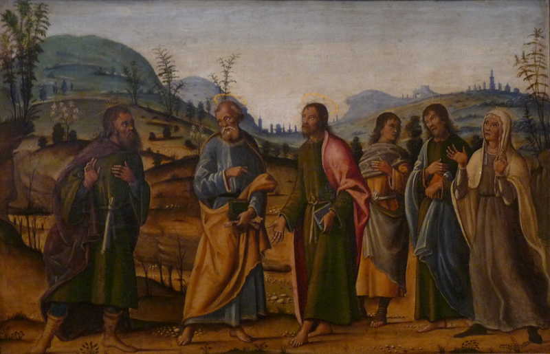 St. Clement finding his family. Bernardino Fungai