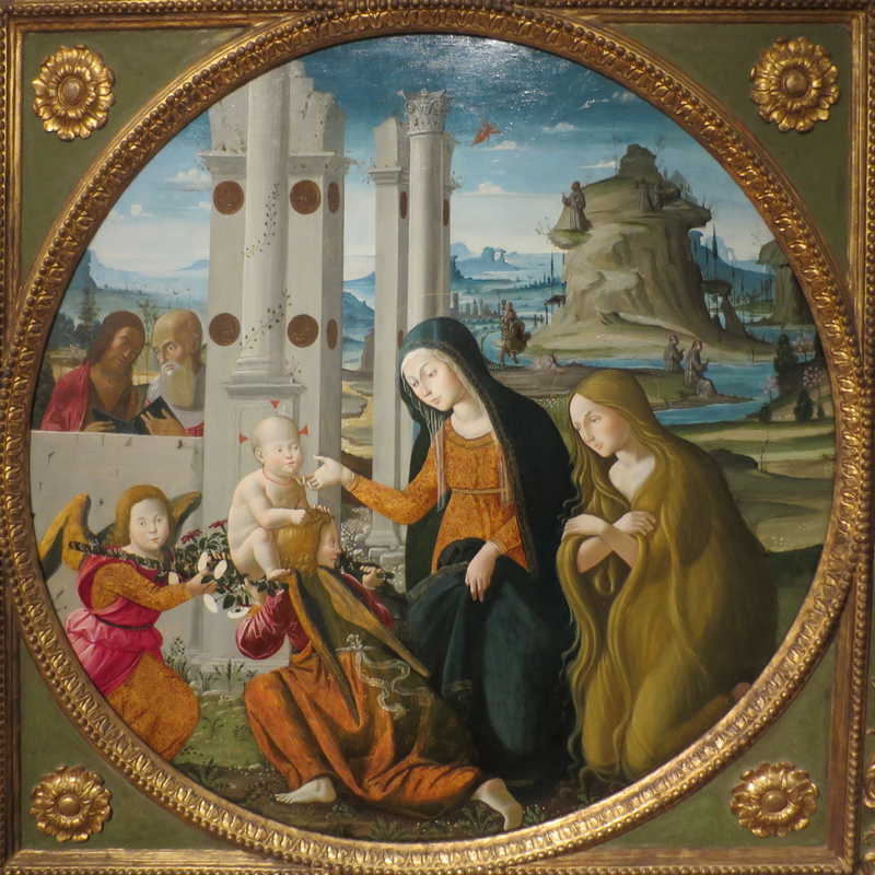 Madonna and Child with Saints and Angels. Bernardino Fungai