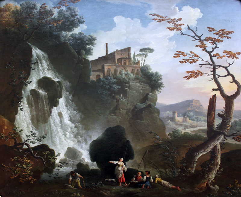The Villa of Maecenas in Tivoli. Charles François Lacroix de Marseille