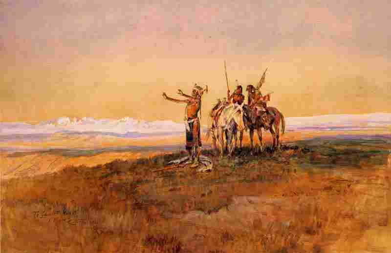 Invocation to the Sun, Charles Marion Russell