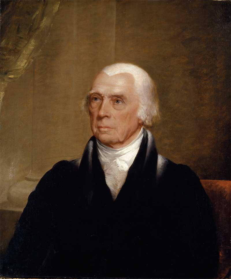 James Madison. Chester Harding