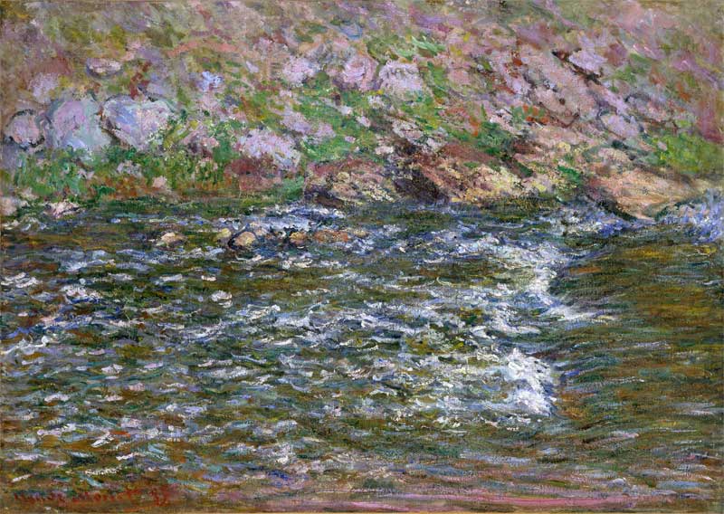 Rapids on the Petite Creuse at Fresselines. Claude Monet
