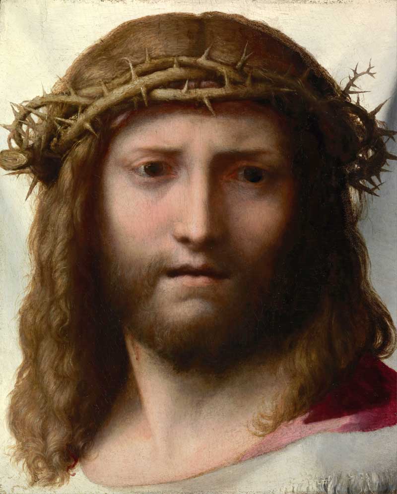 Head of Christ. Correggio