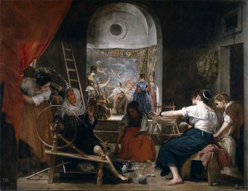 The Spinners (The Fable of Arachne). Diego Velázquez