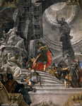 Alexander the Great Cuts the Gordian Knot. Donato Creti