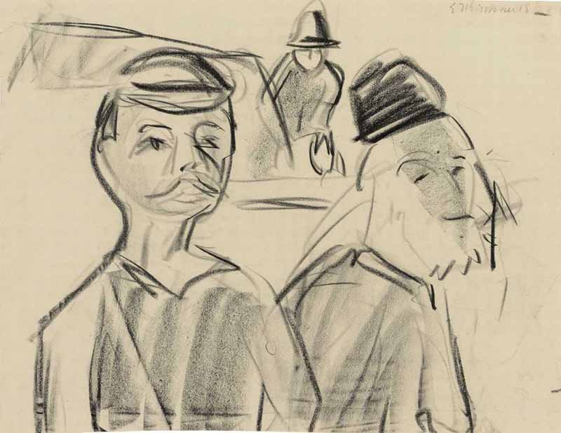 Almbauern, Ernst Ludwig Kirchner