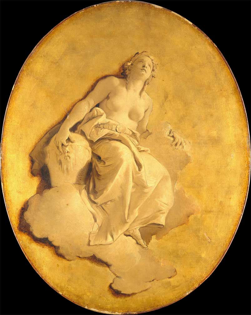 A Female Allegorical Figure. Giovanni Battista Tiepolo