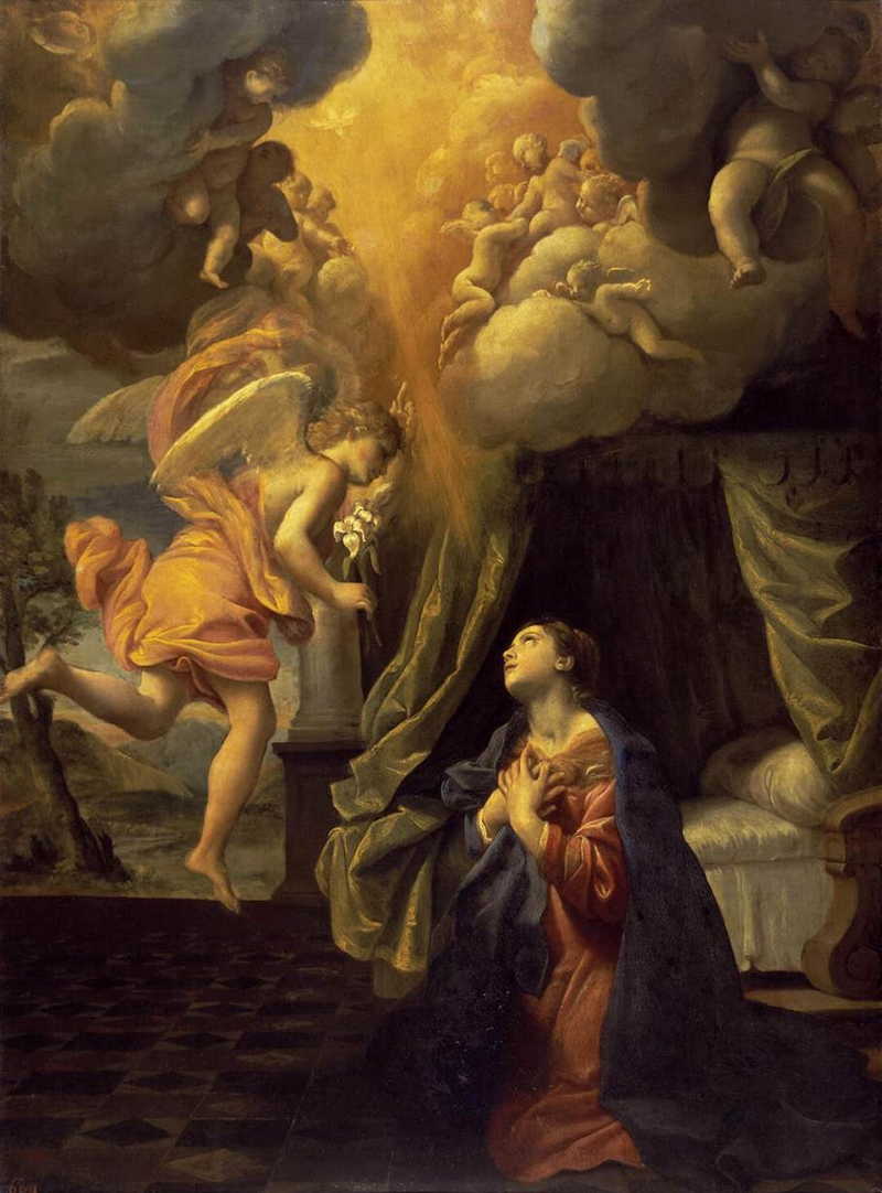 The Annunciation, Giovanni Lanfranco