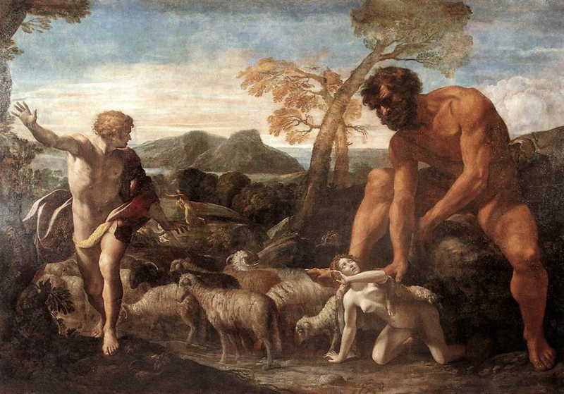 Norandino and Lucina Discovered by the Ogre, Giovanni Lanfranco