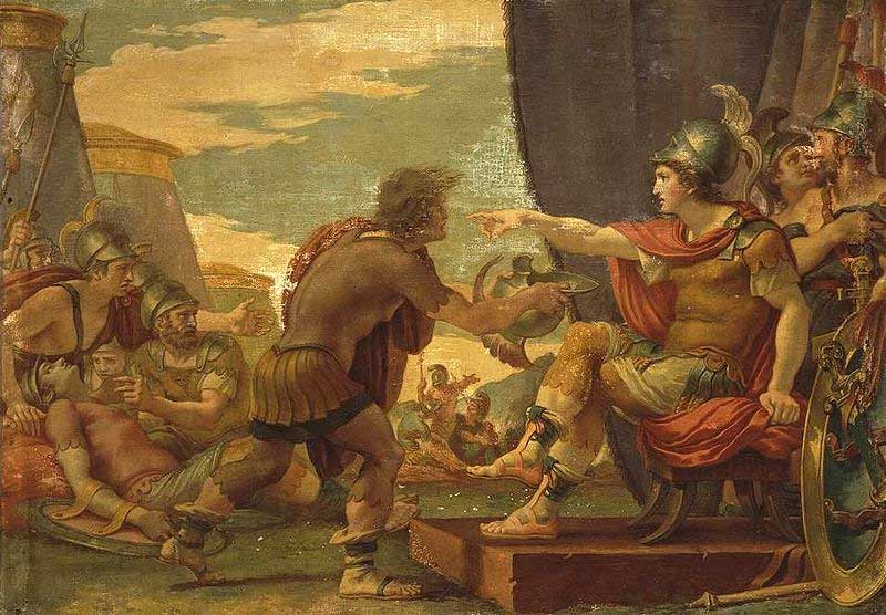 Alexander the Great Refuses to Take Water, Giuseppe Cades