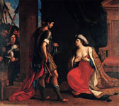 Cleopatra and Octavian, Giovanni Francesco Guercino