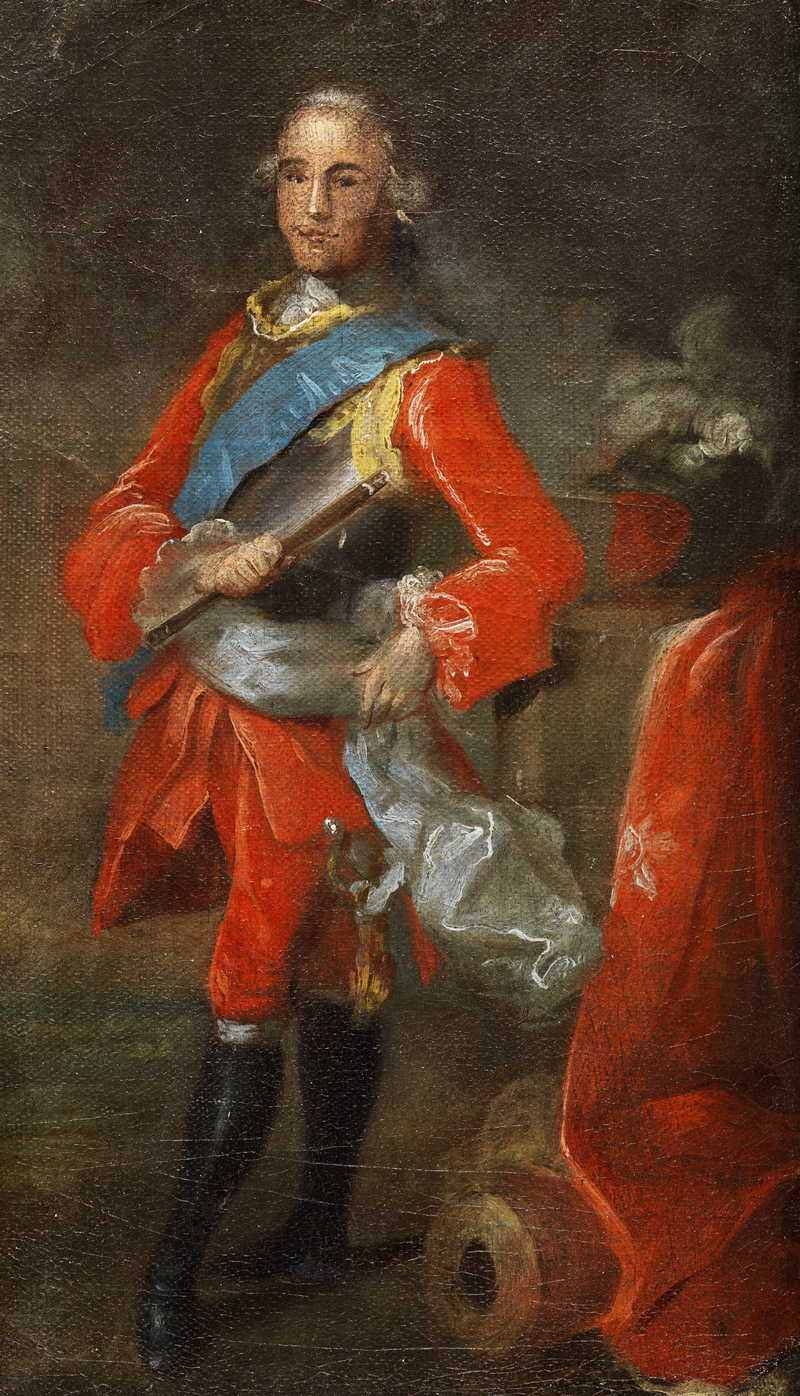 Portrait of the Swedish field marshal Frederik Graf von Fersen (1719-1794)   . Gustaf Lundberg