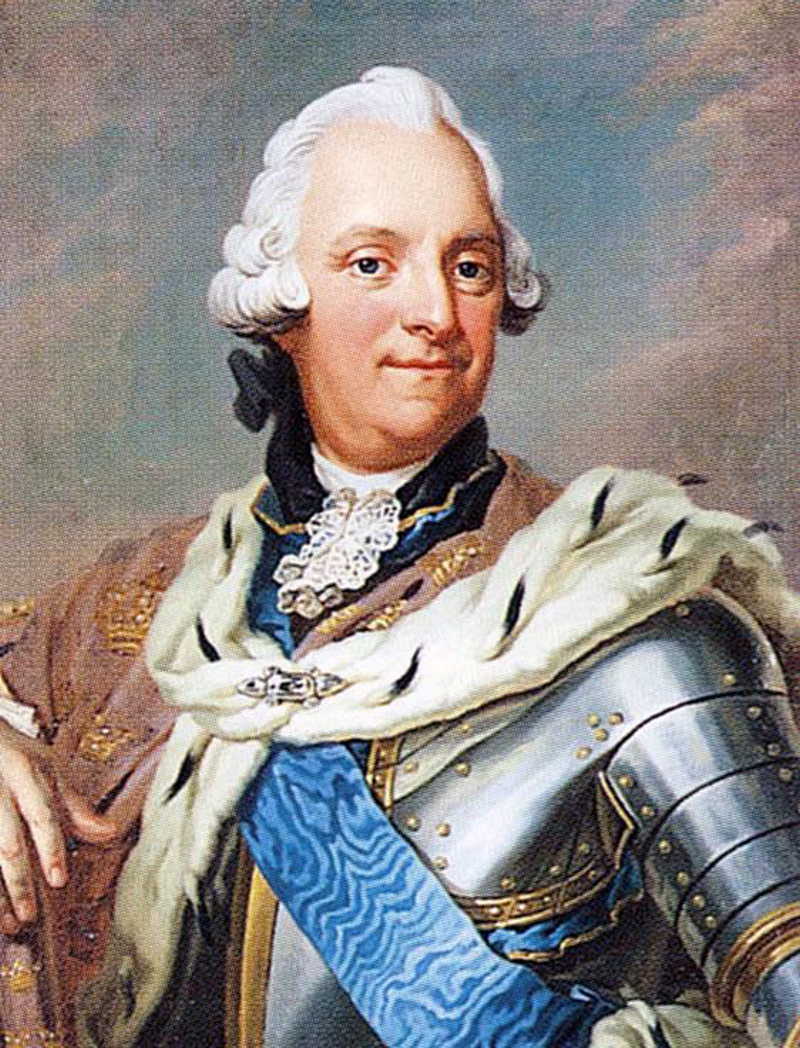 Portrait of Adolf Frederick of Sweden (1710-1771)  . Gustaf Lundberg