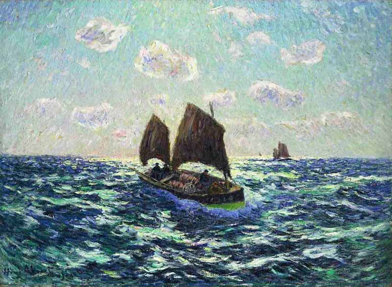 Fishing Boat in Brittany, Henry Moret