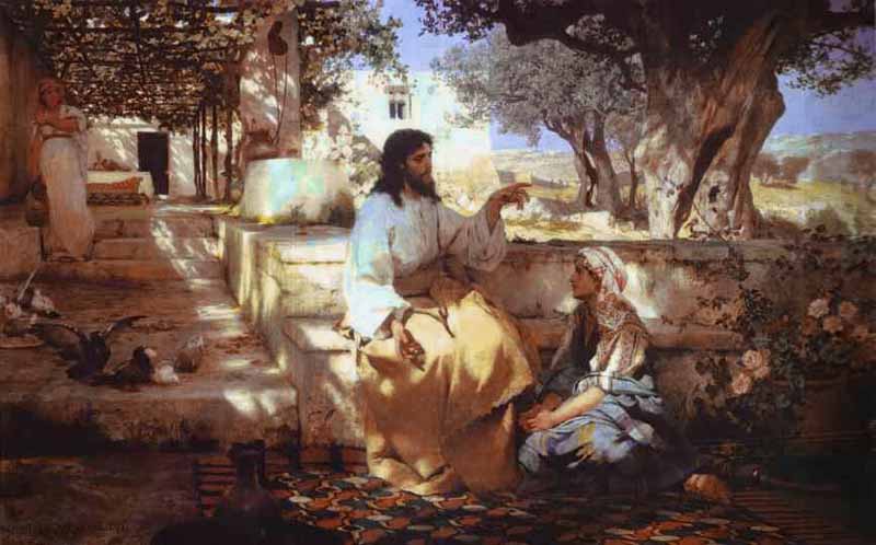 Christ in the House of Martha and Mary, Henryk Hektor Siemiradzki