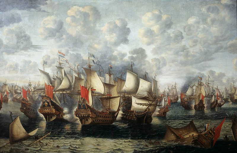 The first phase of the Battle of the Sound. Jan Abrahamsz Beerstraaten