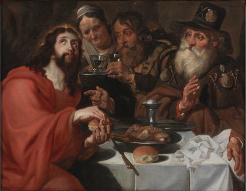 The Supper at Emmaus. Jan Cossiers