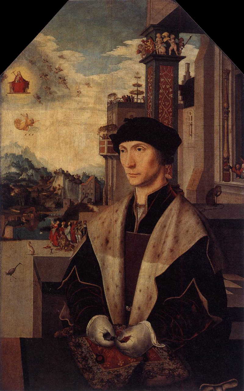Portrait of Abel van den Colster. Jan Mostaert