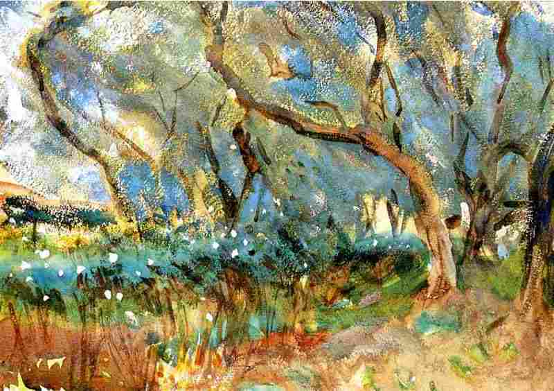 Landscape Corfu, John Singer Sargent
