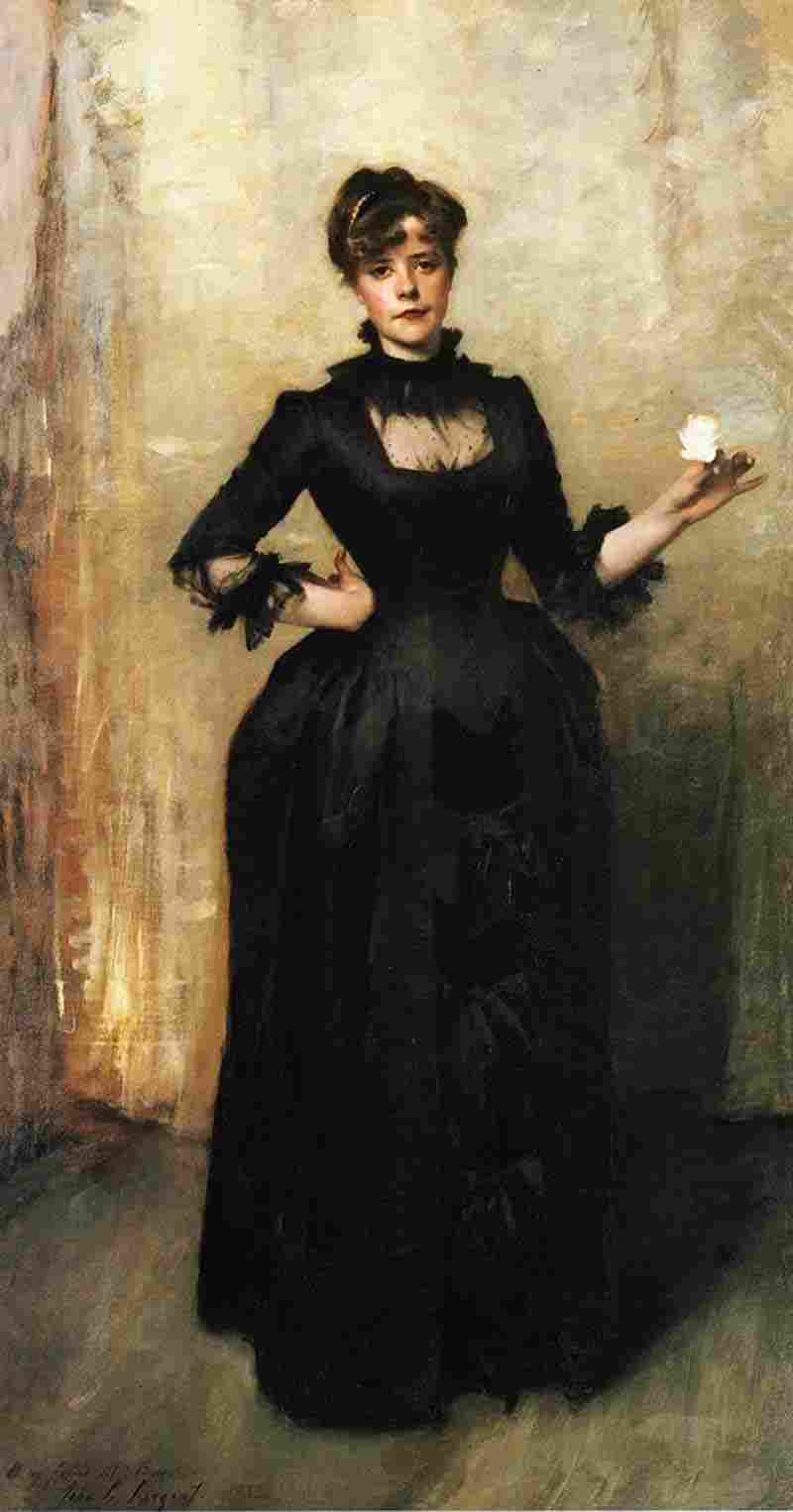 Louise Burckhardt (Lady with a Rose), John Singer Sargent