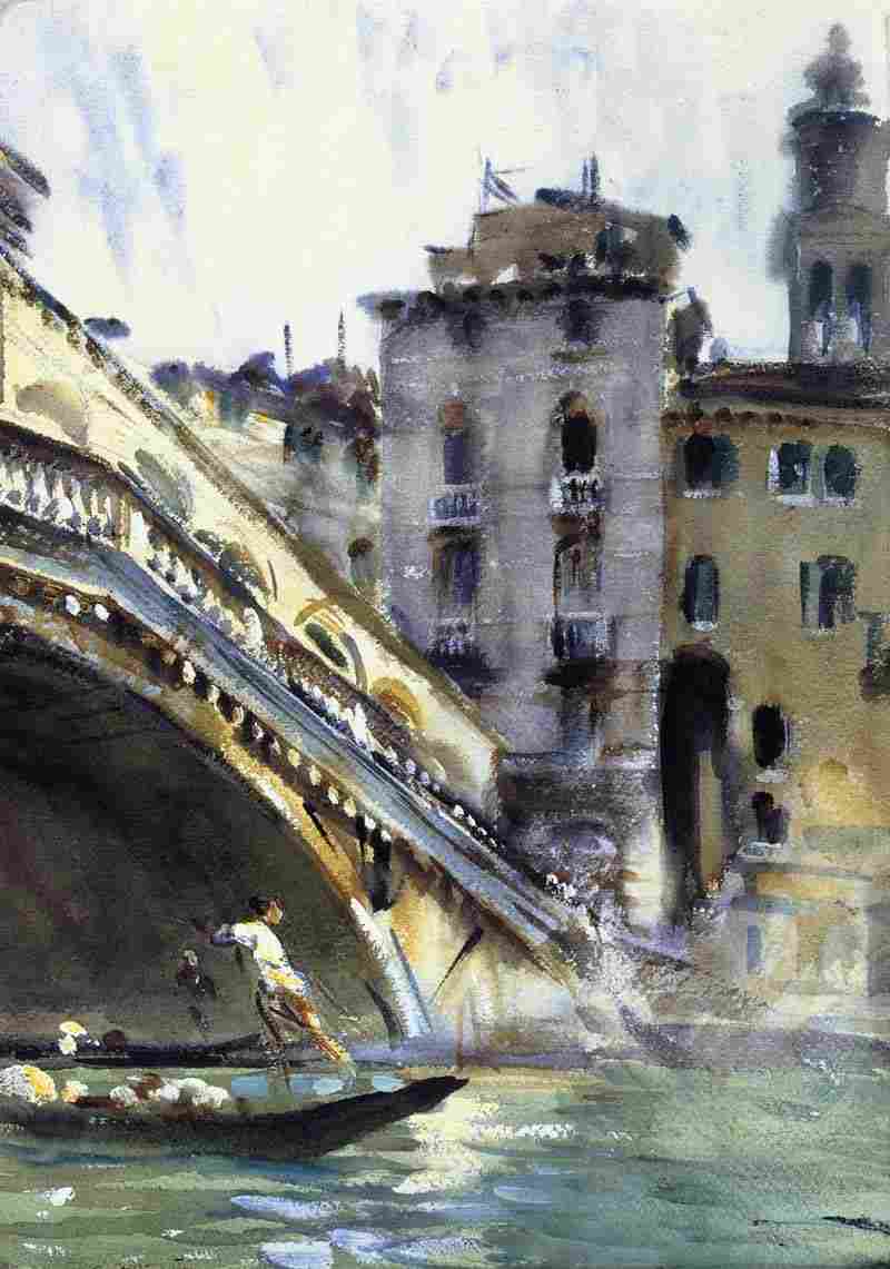 The Rialto. Venice, John Singer Sargent