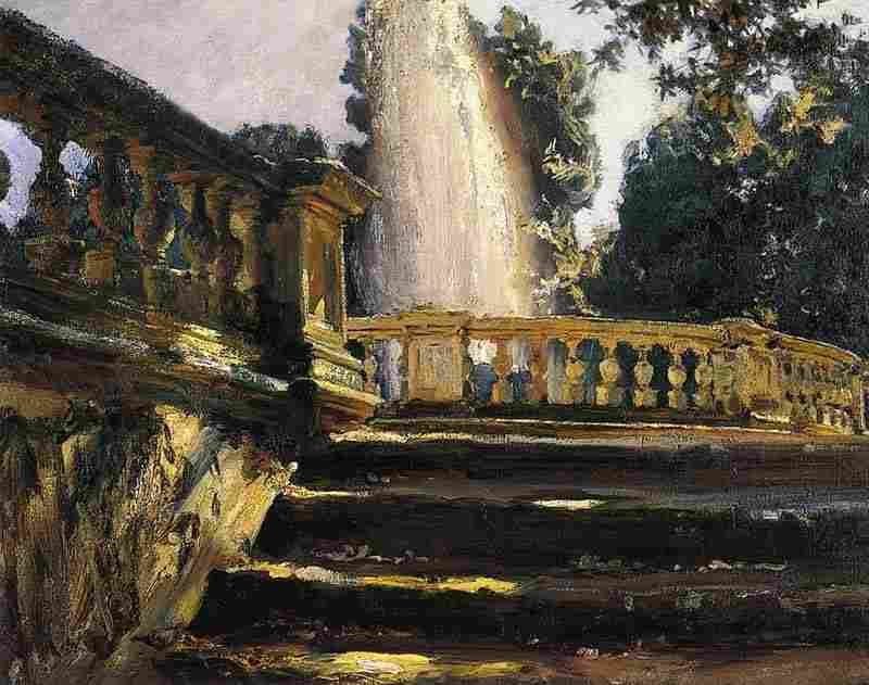 Villa Torlonia Fountain, John Singer Sargent