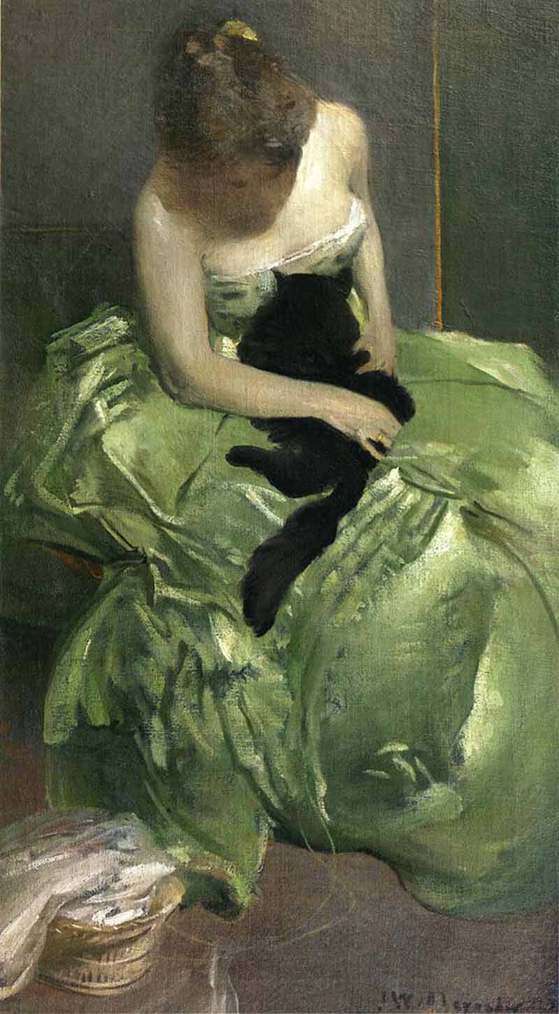 The Green Dress, John White Alexander