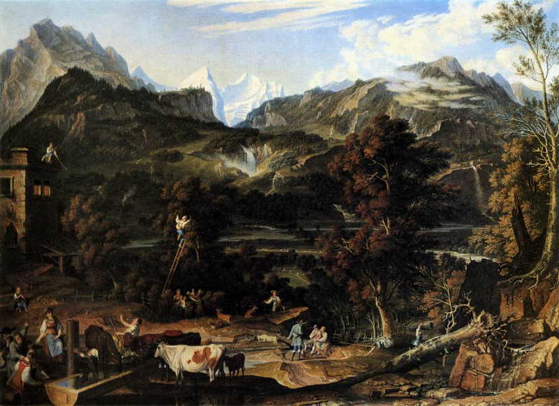 The Upland near Bern. Joseph Anton Koch