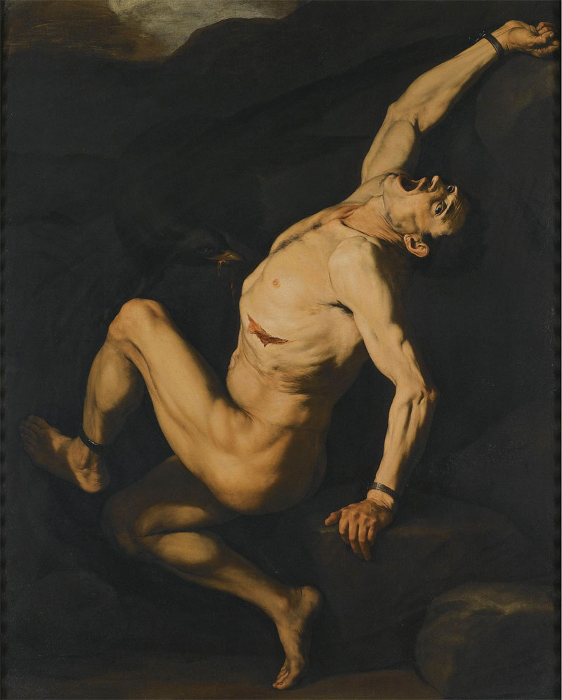 Prometheus . Jusepe de Ribera