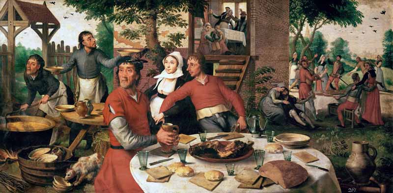 Peasant's Feast, Pieter Aertsen