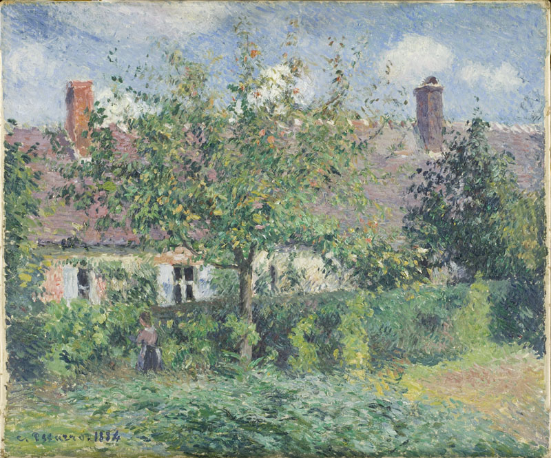 Peasant House at Eragny. Camille Pissarro