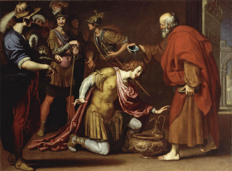 The Baptism of Saint Paul. Lorenzo Lippi