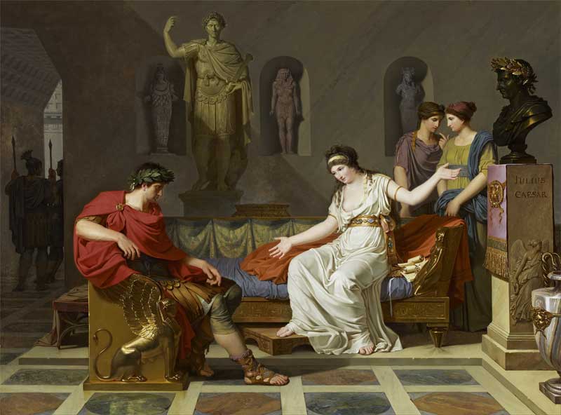 Cleopatra and Octavian. Louis Gauffier
