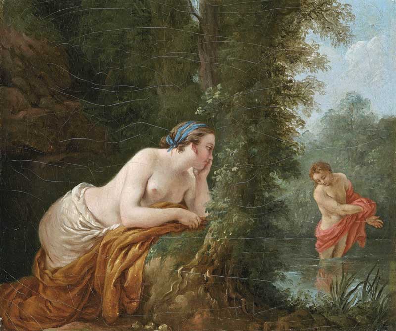 Echo and Narcissus. Louis-Jean-Francois Lagrenee