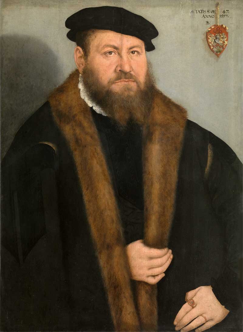 Portrait of a Man. Lucas Cranach the Younger