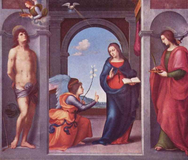 Annunciation to Mary, Mariotto Albertinelli