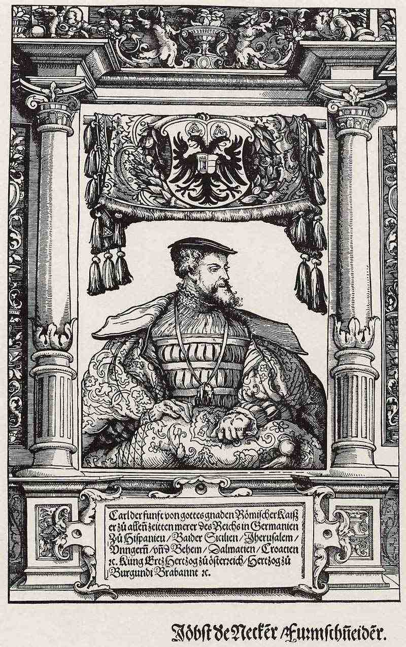 Portrait of Emperor Charles V, Christoph Amberger