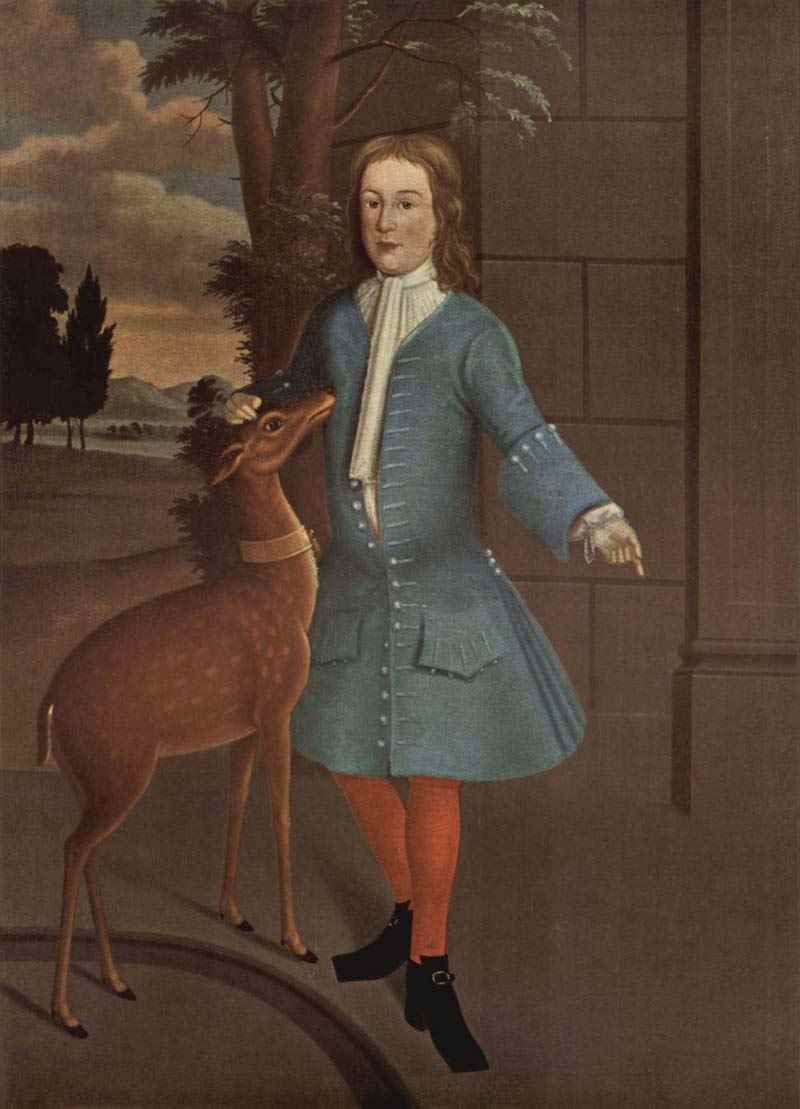 Portrait of John van Cortlandt, American painter of 1730