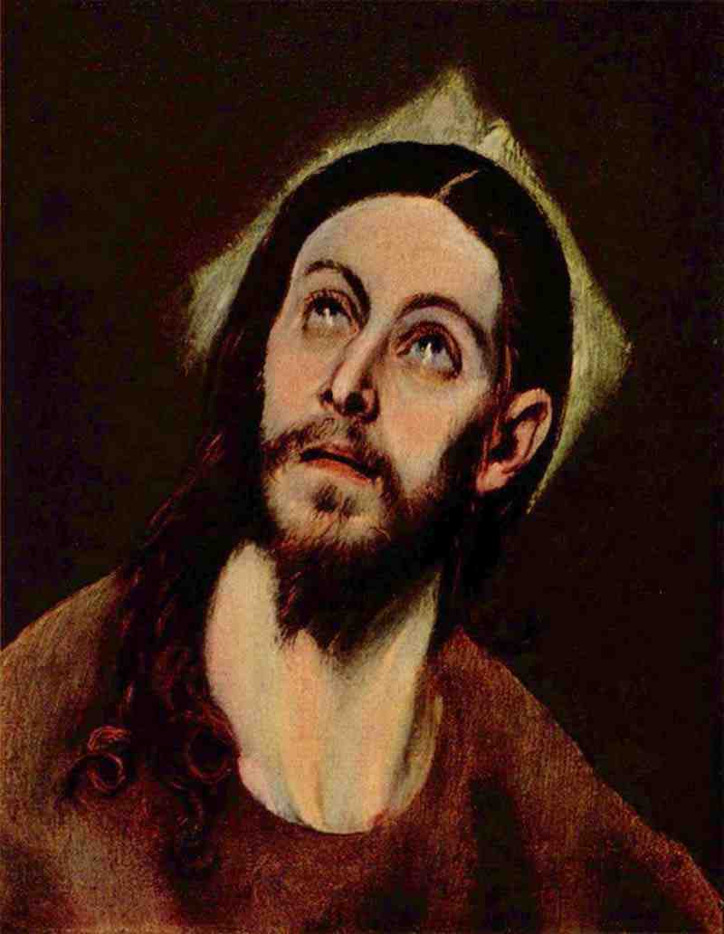 Christ's head, El Greco